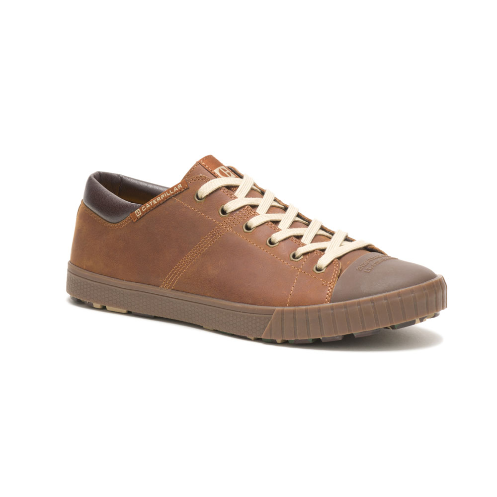 Caterpillar Shoes Pakistan - Caterpillar Passport Rubber Mens Sneakers Brown (479218-SNF)